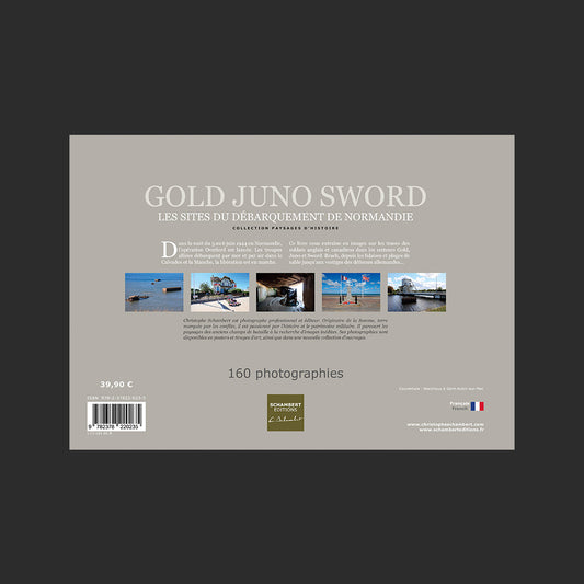 Livre photo Gold Juno Sword Beach Les sites du débarquement de Normandie - Dos.