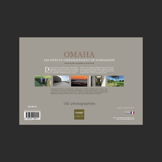 Livre photo Omaha Beach Les sites du débarquement de Normandie - Dos.