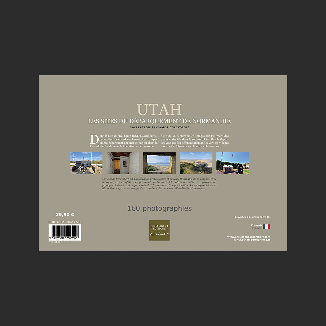 Livre photo Utah Beach Les sites du débarquement de Normandie - Dos.